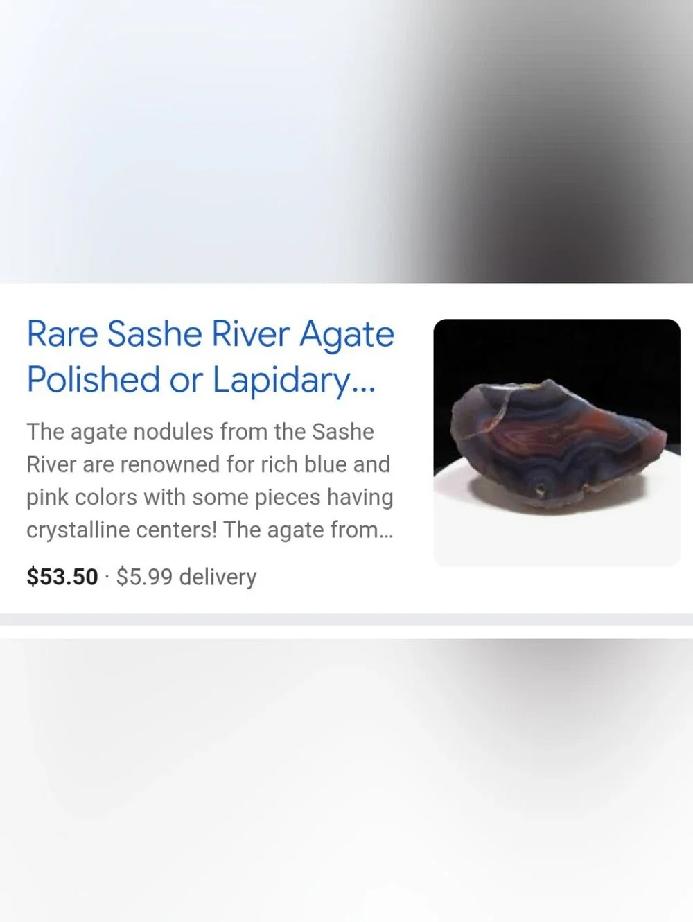 Vintage Zimbabwe Africa Sashe River Agate